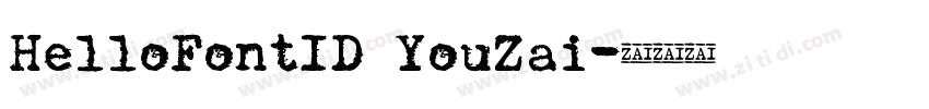 HelloFontID YouZai字体转换